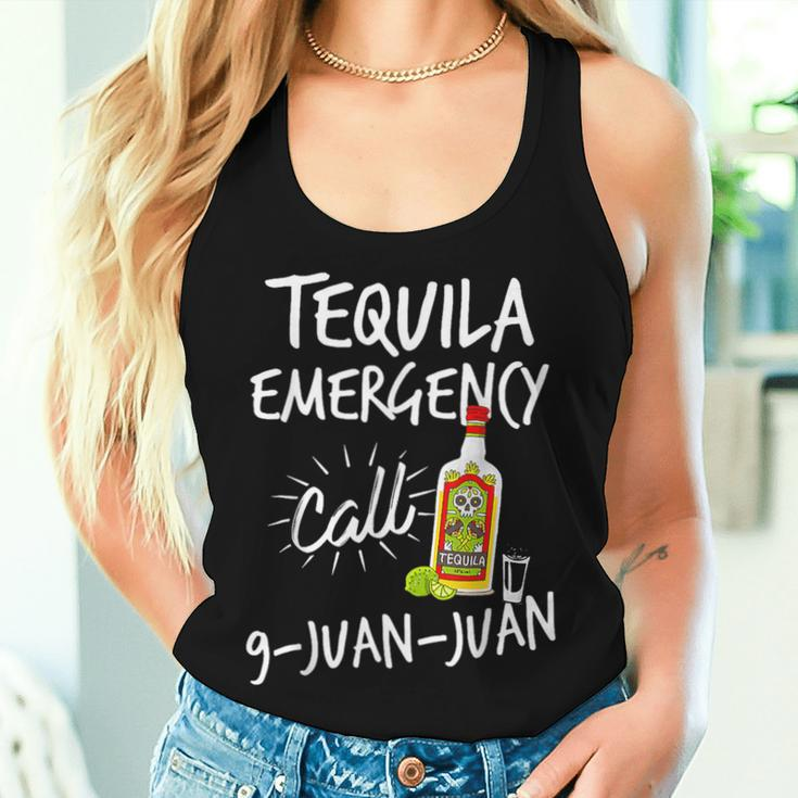 Tequila Emergency Call 9 Juan Juan Tequila Women Tank Top Gifts for Her