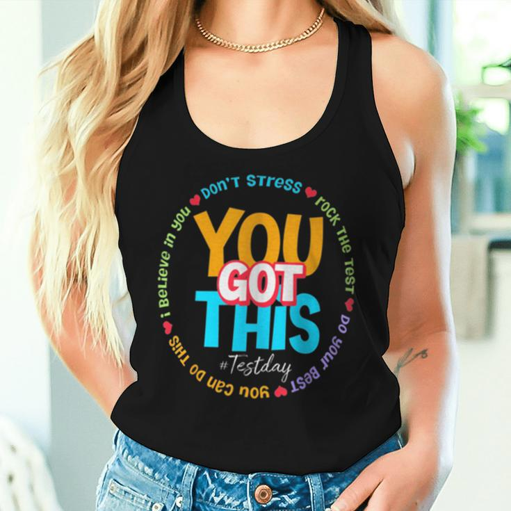Test Day Rock The Test Teacher Te Day You Got This Women Tank Top Gifts for Her