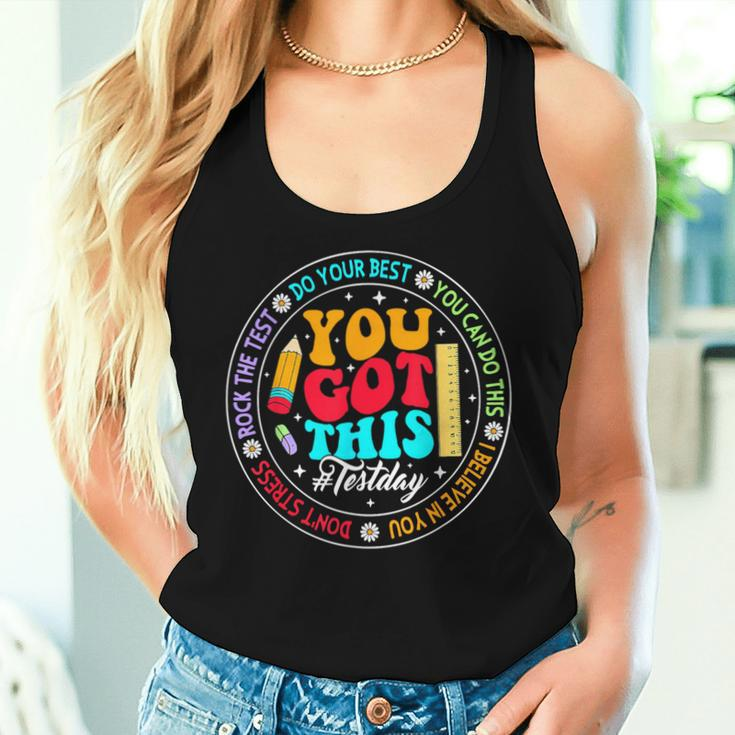 You Got This Testday School Counselor Teacher Testing Women Tank Top Gifts for Her