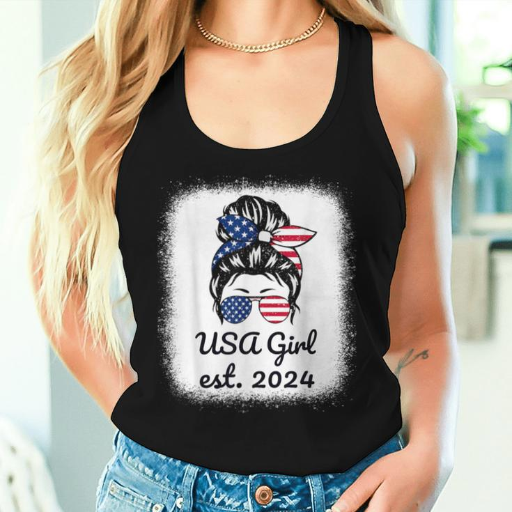Us Citizen Est 2024 Citizenship New Usa Citizen Girl Women Tank Top Gifts for Her