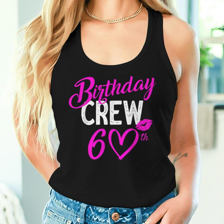 Vegas Girls Trip 2024 Queen It's My 60Th Birthday Squad Crew Women Tank Top Gifts for Her