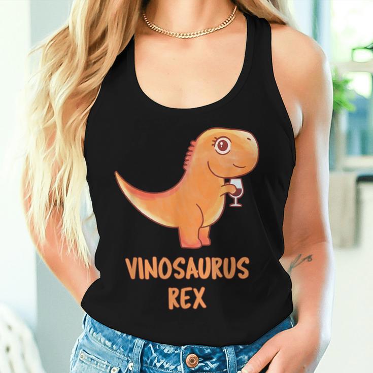 Vinosaurus Rex inosaur Wine Dino -Inosaursine Tank Top Frauen Geschenke für Sie