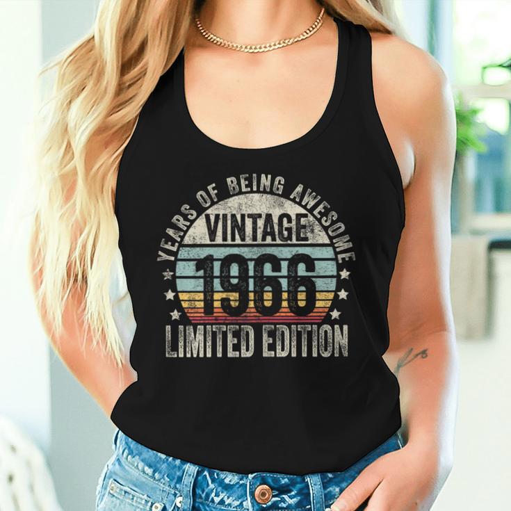 Vintage 1966For Retro 1966 Birthday Women Tank Top Gifts for Her