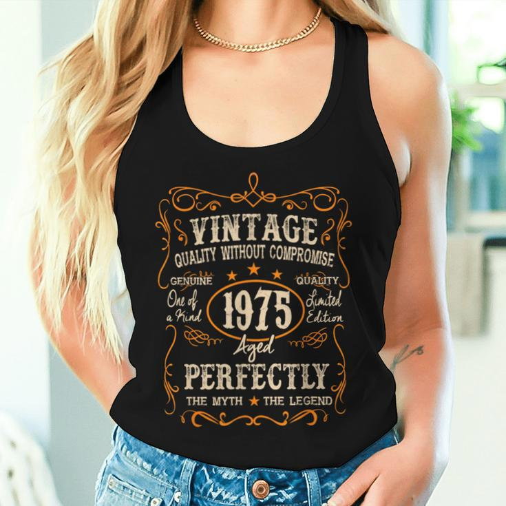 Vintage 1975 49Th Birthday 49 Year Old For Women Women Tank Top Gifts for Her