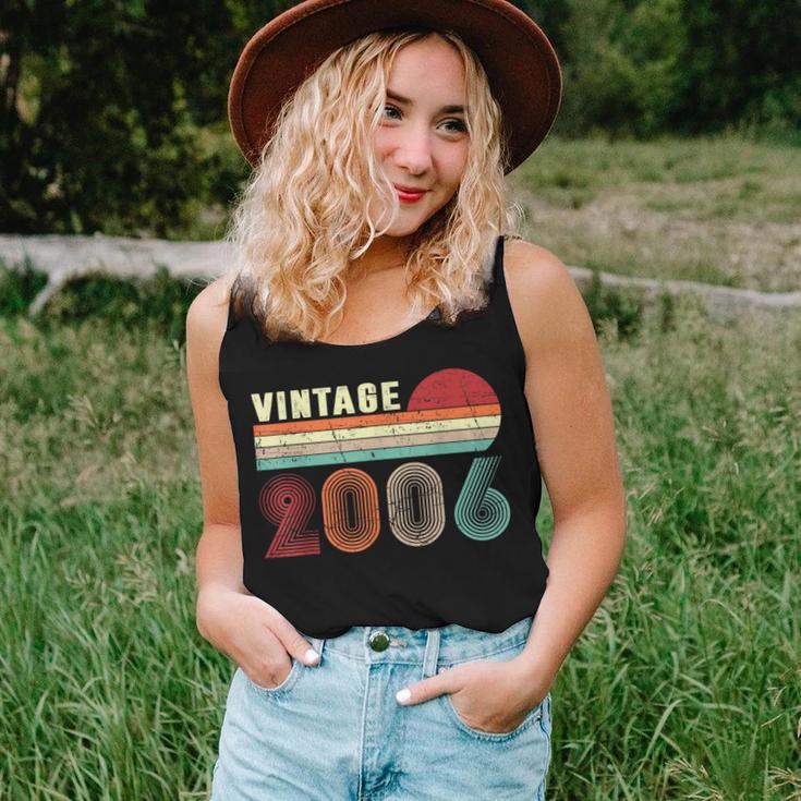 Vintage 2006 17 Years Old Boys Girls 17Th Birthday Women Tank Top Gifts for Her