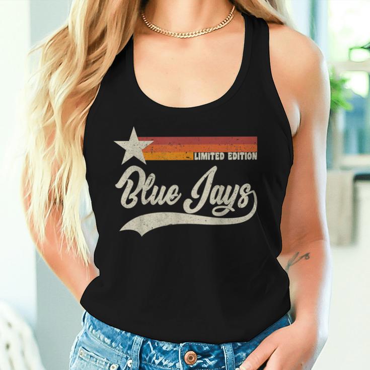 Vintage Blue Jays Name Throwback Retro Boy Girl Women Tank Top Gifts for Her