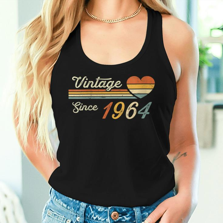 Vintage Born In 1964 Birthday Ladies Women Tank Top Gifts for Her
