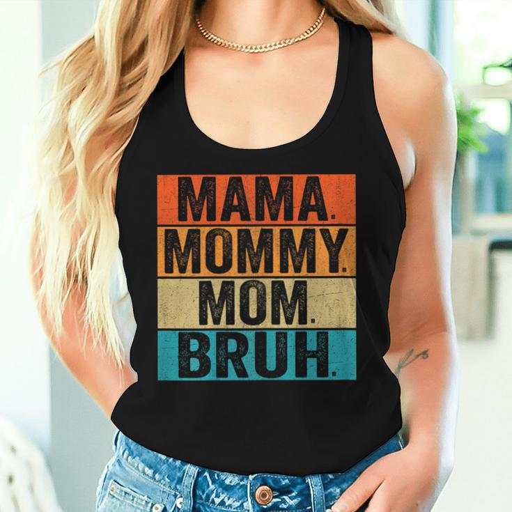 Vintage Mama Mama Mama Bruh Lustig Muttertag Tank Top Frauen Geschenke für Sie