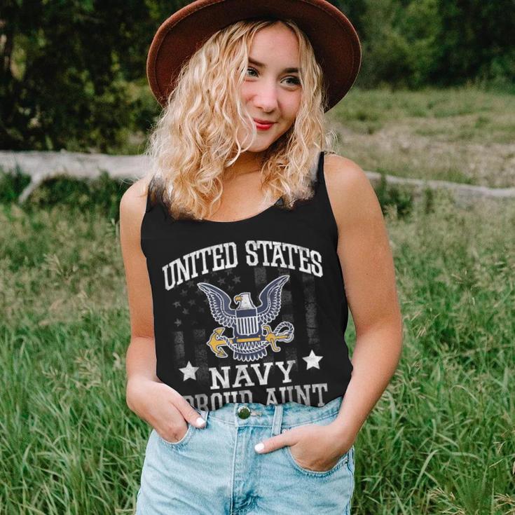 Vintage Us Navy Proud AuntUsn Women Tank Top Gifts for Her