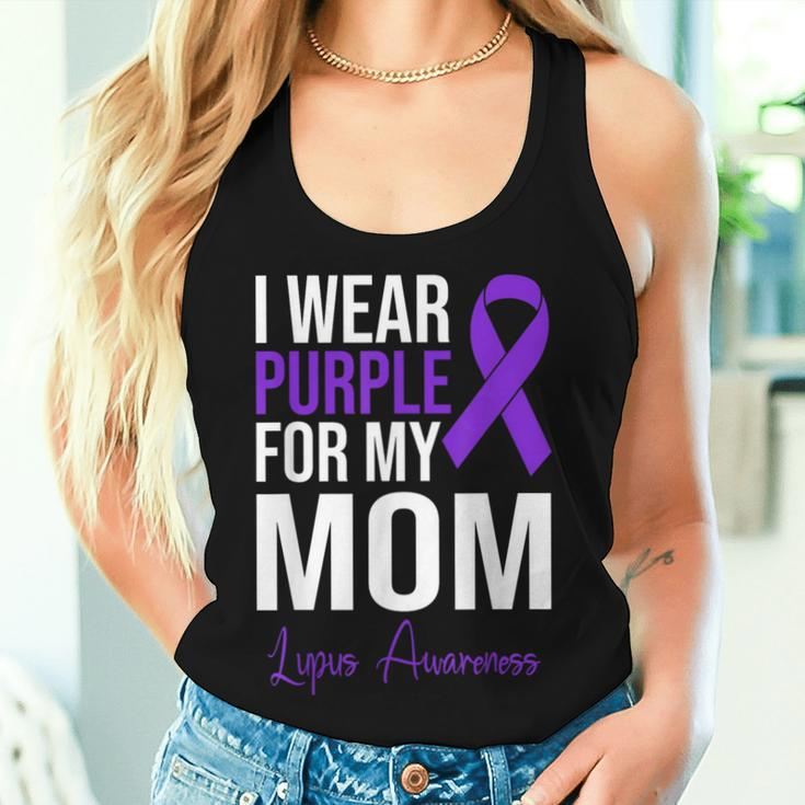 I Wear Purple For My Mom Lupus Warrior Lupus Women Tank Top Gifts for Her