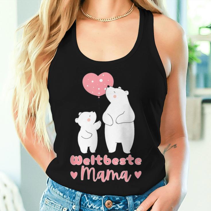 Weltbeste Mama 2024 Muttertag Bear Tank Top Frauen Geschenke für Sie