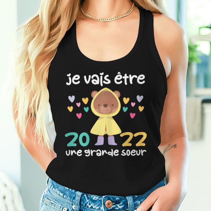 I Will Become Big Sister 2022 Bear Women Tank Top Gifts for Her