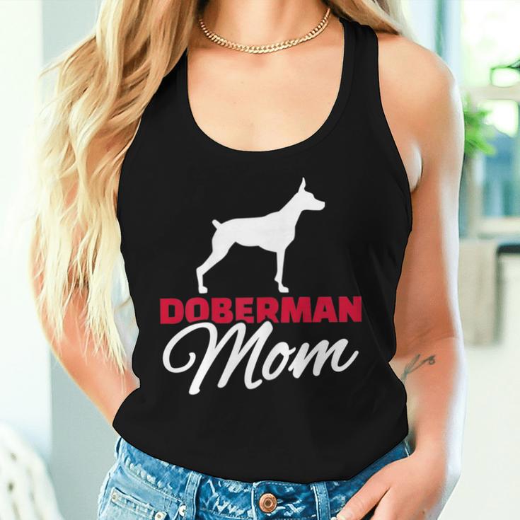 Women's Dobermann Mama Tank Top Frauen Geschenke für Sie