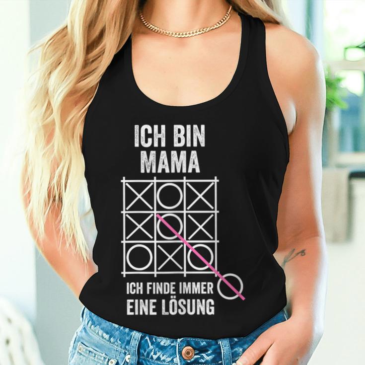 Women's Ich Bin Mama Ich Findde Immer Eine Lösung Ich Bin Mama Tank Top Frauen Geschenke für Sie