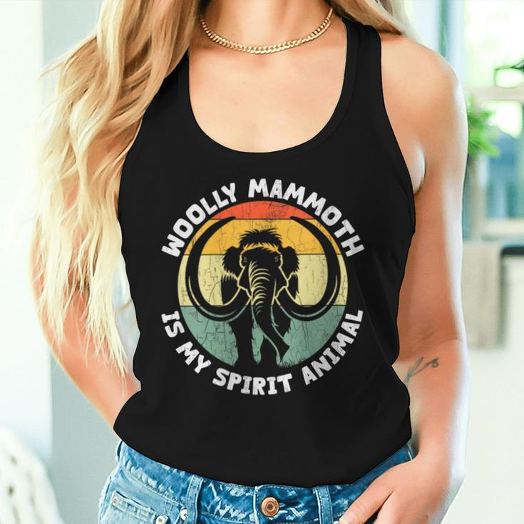 Woolly Mammoth Is My Spirit Animal Vintage Women Tank Top Gifts for Her