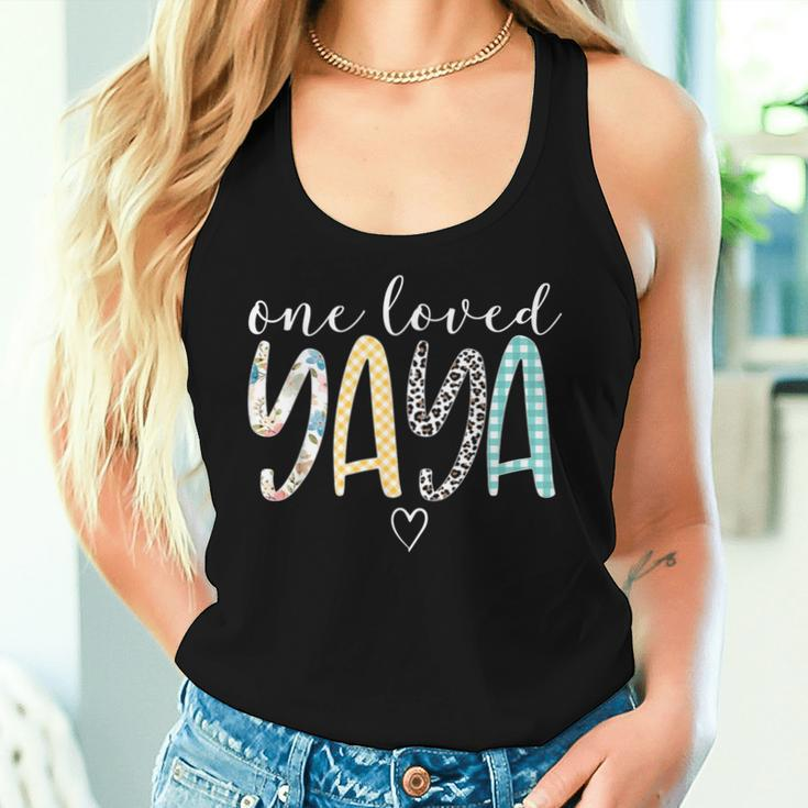 Yaya One Loved Yaya Mother's Day Women Tank Top Gifts for Her