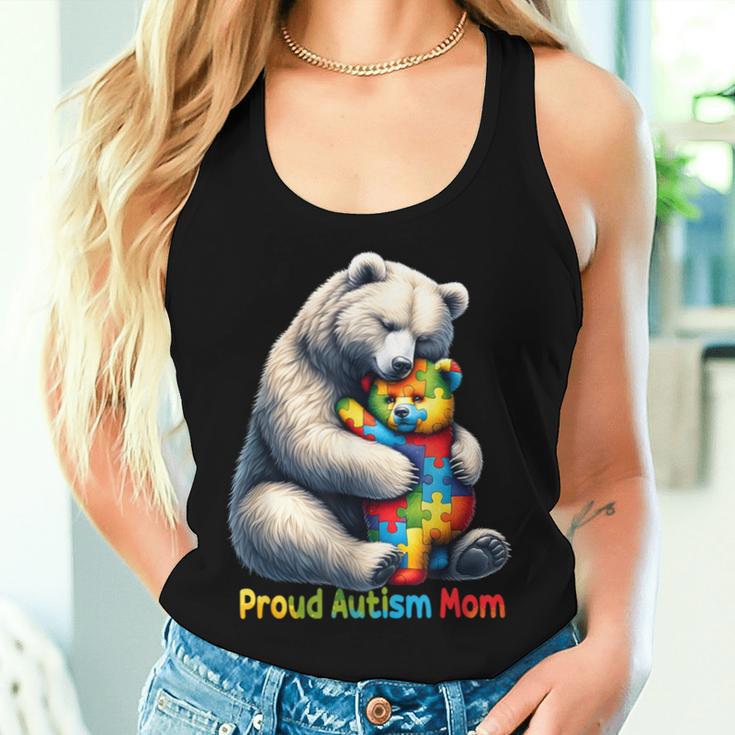 You'll Never Walk-Alone Autism Mama Mom Bear Support Autism Women Tank Top Gifts for Her