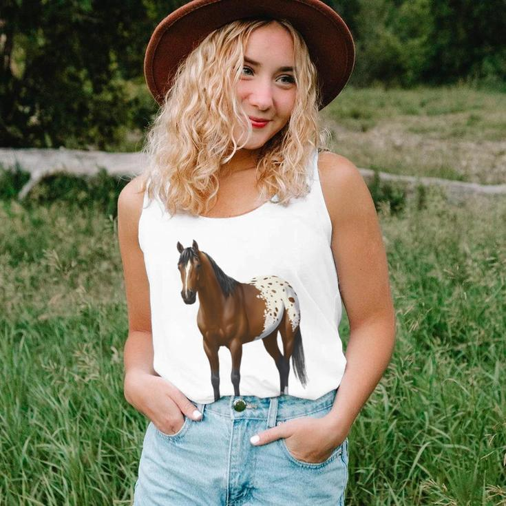 Beautiful Brown Bay Appaloosa Horse Lover Women Tank Top Gifts for Her