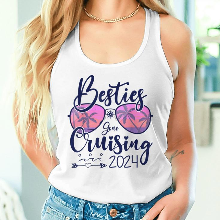 Besties Gone Cruising 2024 Girls Matching Cruise Women Tank Top Gifts for Her