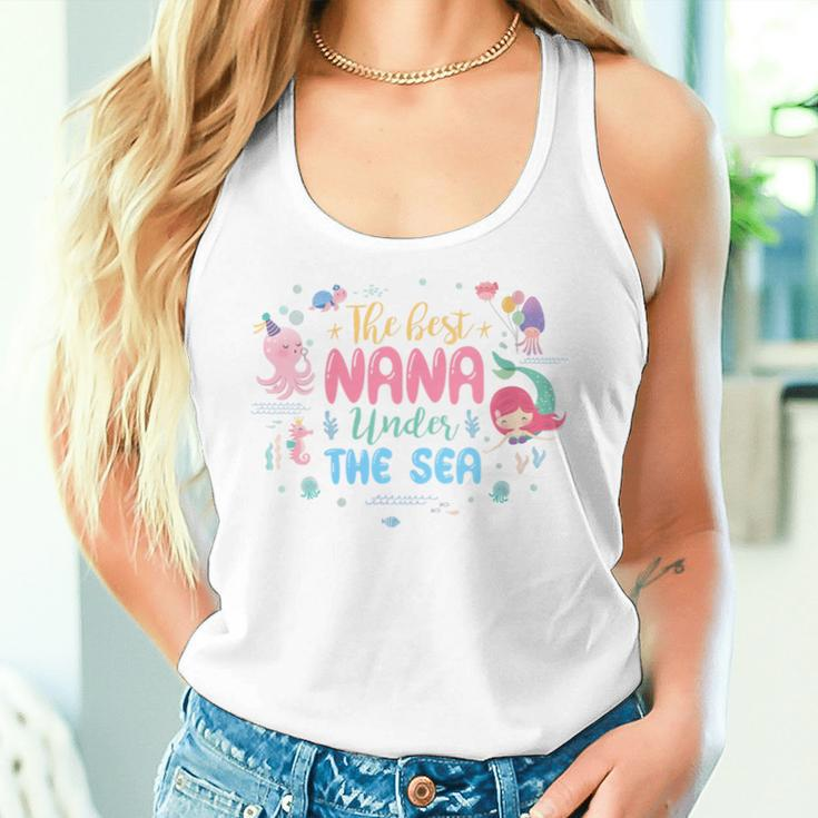 Birthday Girl The Best Nana Under The Sea Women Tank Top Gifts for Her