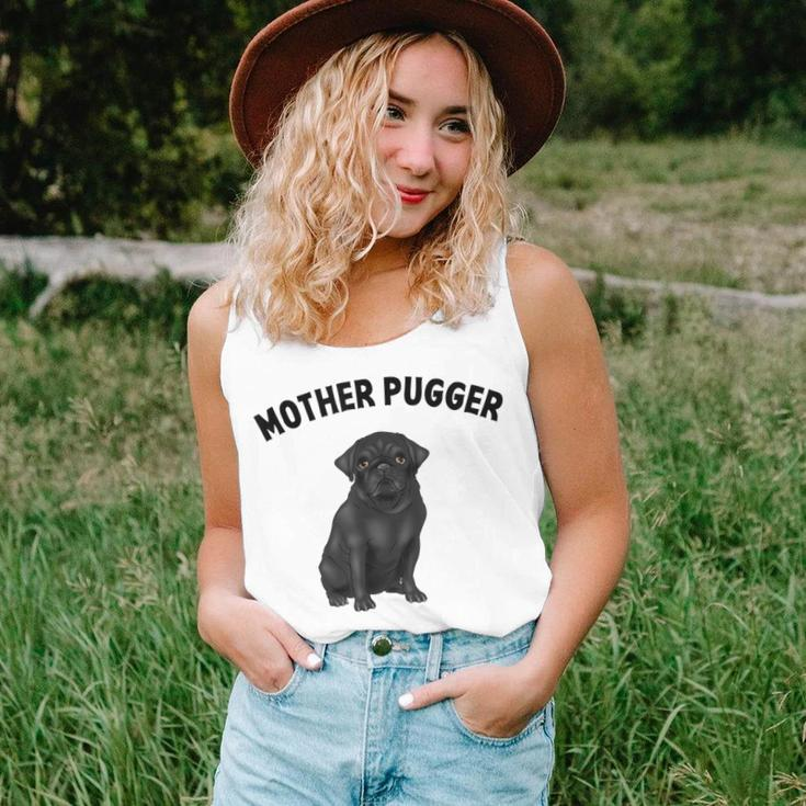 Black Pug Mother-Pugger Women Tank Top Gifts for Her