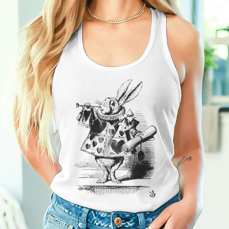 Bunny Party Costume Alice In Wonderland Rabbit Blue Tank Top Frauen Geschenke für Sie