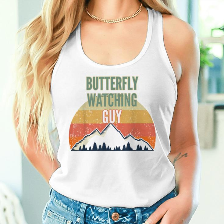 Butterfly Watching For Men Butterfly Watching Guy Women Tank Top Gifts for Her