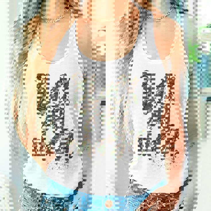 Camo Black Girl Magic Camouflage Melanin Black Queen Woman Women Tank Top Gifts for Her