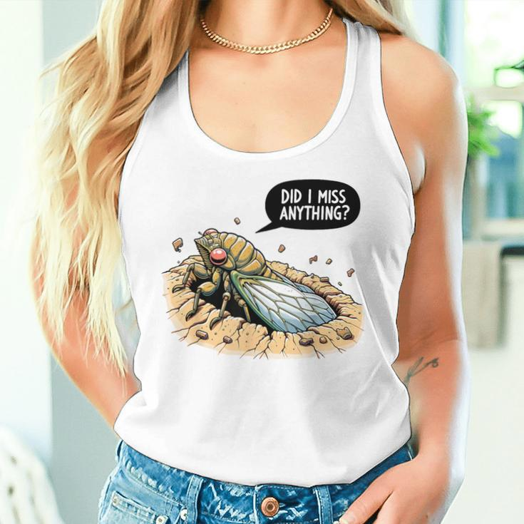 Cicada Did I Miss Anything Cicada Summer 2024 Women Tank Top Gifts for Her