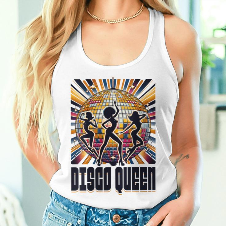 Disco Queen 70'S 80'S Retro Vintage Disco Women Tank Top Gifts for Her