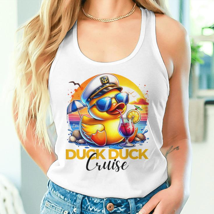 Duck Duck Cruise Family Cruising Matching Group Women Tank Top Gifts for Her