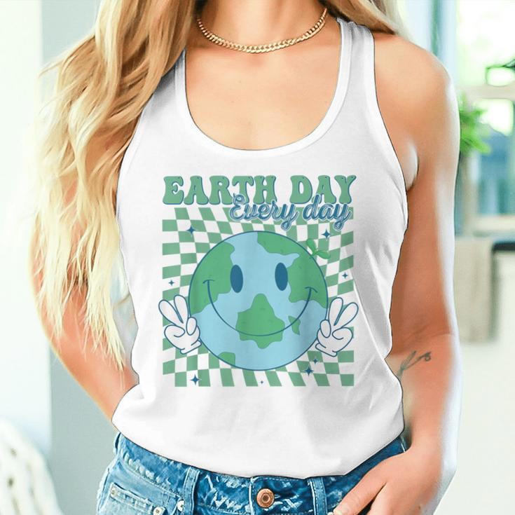 Earth Day Everyday Teacher Mother Earth Planet Anniversary Women Tank Top Gifts for Her