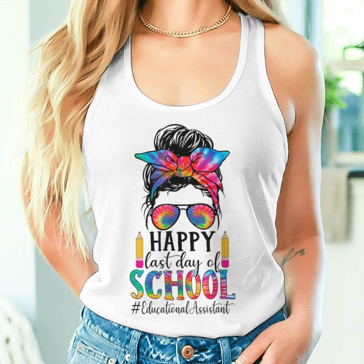 Educational Assistant Last Day Of School Womans School Girl Women Tank Top Gifts for Her