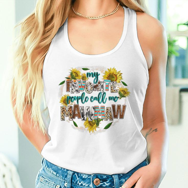 My Favorite People Call Me Mawmaw Mother's Day Women Tank Top Gifts for Her