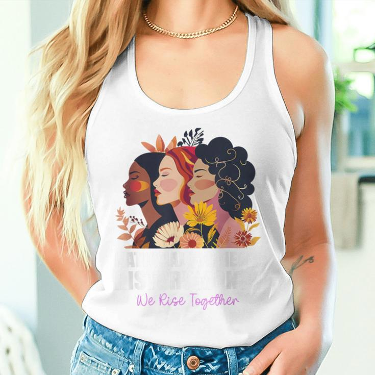 Feminist National History Month 2024 We Rise Together Women Tank Top Gifts for Her