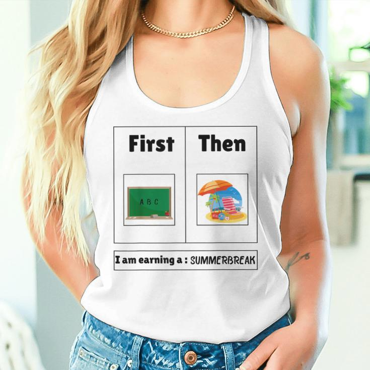 First Teach Then Beach First Teach Then Beach Teacher Women Tank Top Gifts for Her