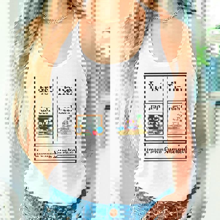 First Teach Then Beach First Teach Then Beach Teacher Women Tank Top Gifts for Her