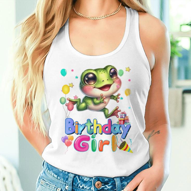 Frosch Geburtstag Prinzessin Mädchen It's My Birthday Frosch Tank Top Frauen Geschenke für Sie