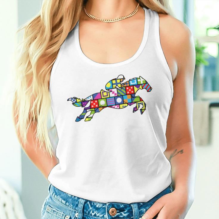 Derby Man Talk Derby To Me Horse Racing Women Tank Top Gifts for Her