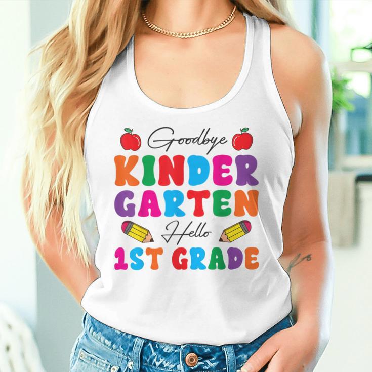 Graduation Bye Kindergarten Hello 1St Grade Back To School Women Tank Top Gifts for Her