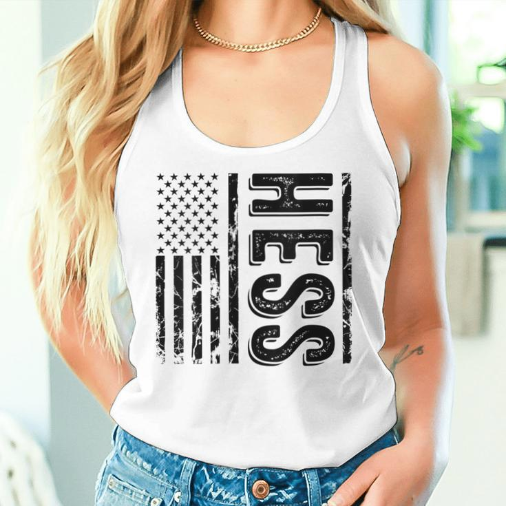 Hess Last Name Surname Team Hess Family Reunion Women Tank Top Gifts for Her