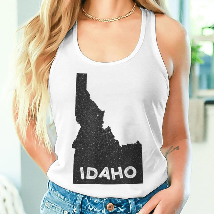 Idaho Roots State Map Home Love Pride Women Tank Top Gifts for Her