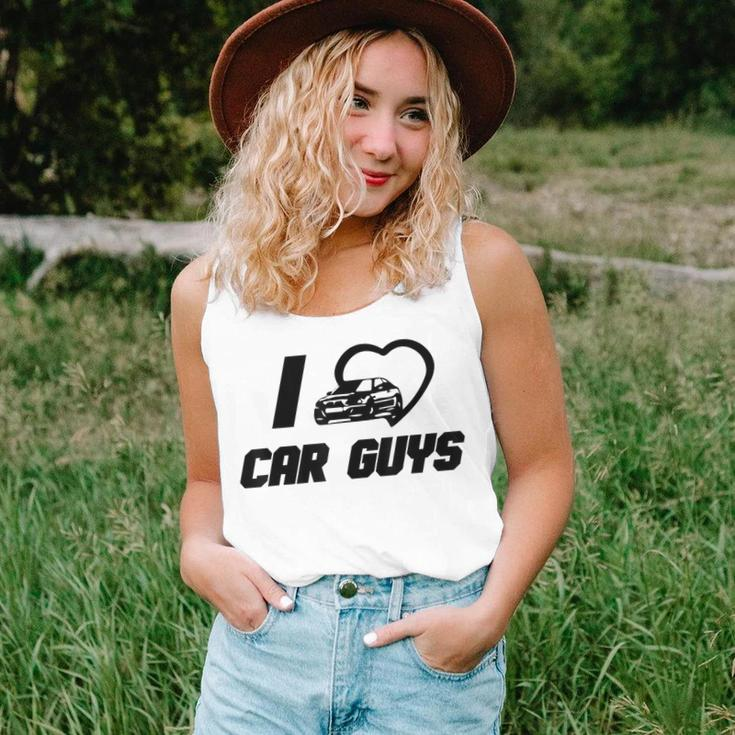I Love Car Guys I Heart Car Guys Top Women Tank Top Gifts for Her