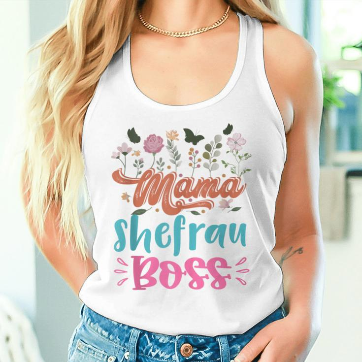 Mama Ehefrau Boss Mit Spruch Lustig Muttertag Tank Top Frauen Geschenke für Sie