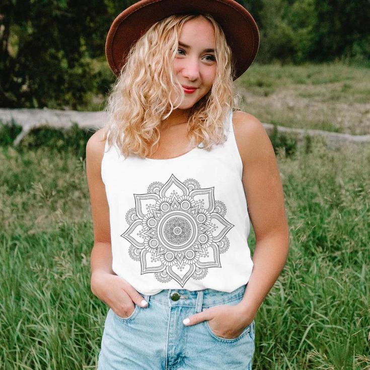 Mandala To Paint & Color In For Children Women Tank Top Gifts for Her