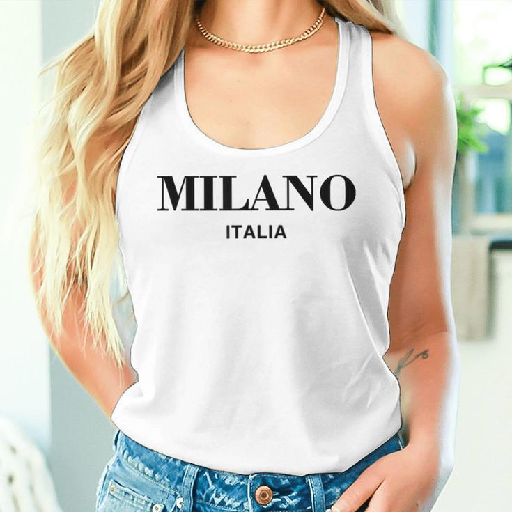 Milano Italia Retro Preppy Italy Girls Milan Souvenir Women Tank Top Gifts for Her