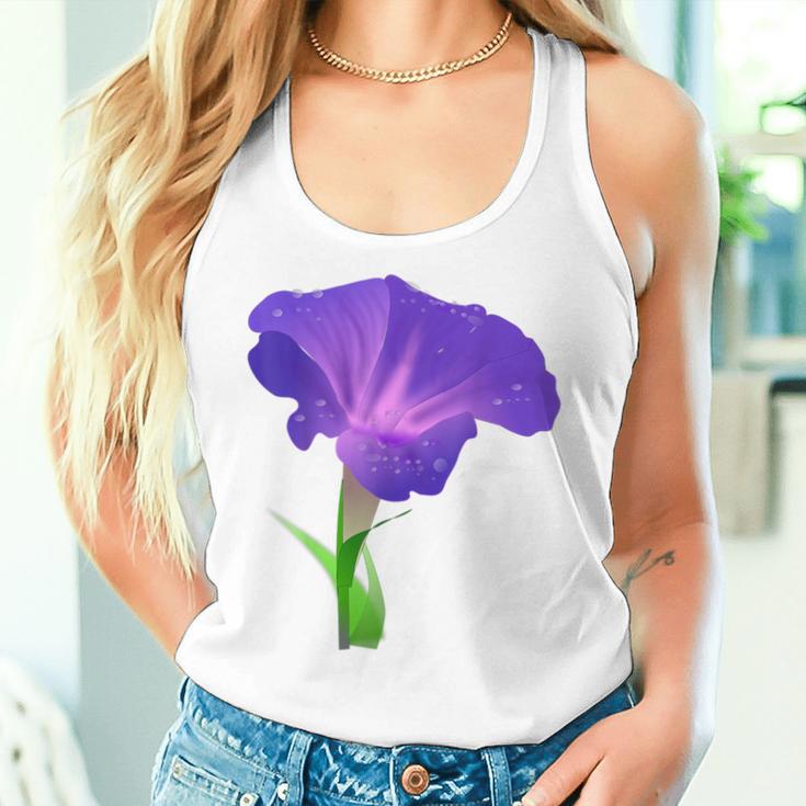 Morning Glory Flower Gardener Women Tank Top Gifts for Her