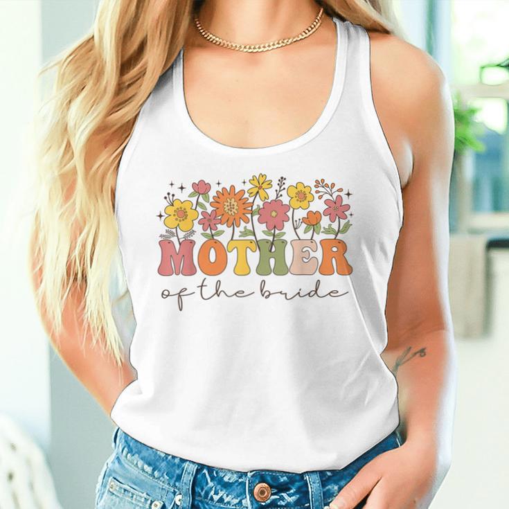 Mother Of The Bride Wildflower Floral Bachelorette Party Women Tank Top Gifts for Her