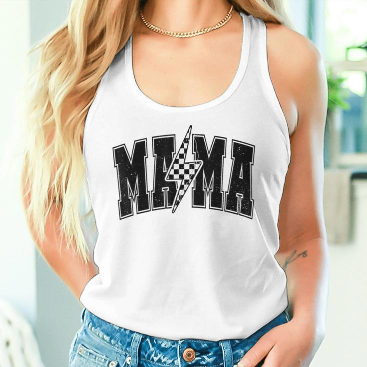 Racing Mom Race Mom Racer Race Checkered Mama Women Tank Top Gifts for Her