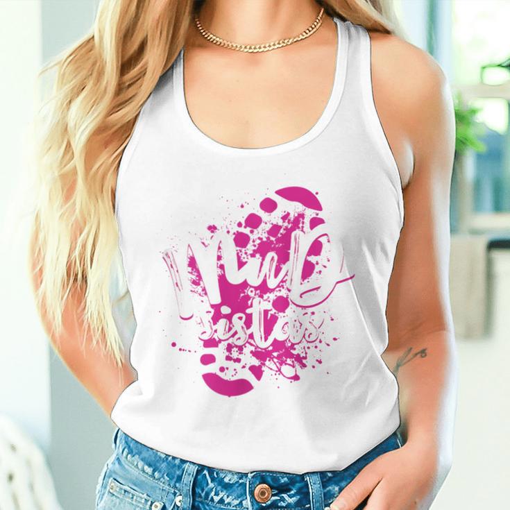 Mud Sistas Mud Running Team Cool Girls Mud Run Women Tank Top Gifts for Her